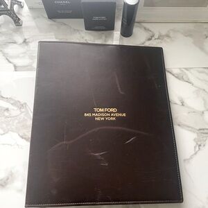 Tom Ford Brown Leather Document Holder